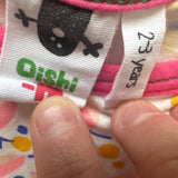 Oishi-m Pink Leaves Tee