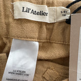Lil’ Atelier Beige Cotton Shorts
