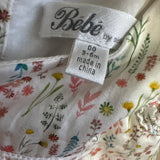 Bebe White Floral Dress