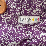 Lana Berry Floral Cotton Overalls