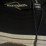 Rock Your Kid Black Long Sleeve Tee with Pooch