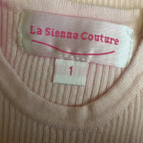 La Sienna Pink Rib Bodysuit