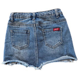 Seed Denim Stripe Skirt