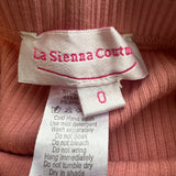 La Sienna Dusty Pink Rib Shorts