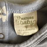 Nature Baby Blue Floral Playsuit
