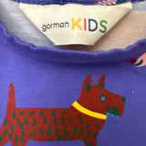 Gorman Kids Purple Dog Print Wrap
