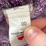 Lana Berry Floral Cotton Overalls