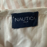 Nautica Pet Pink & White Stripe Top
