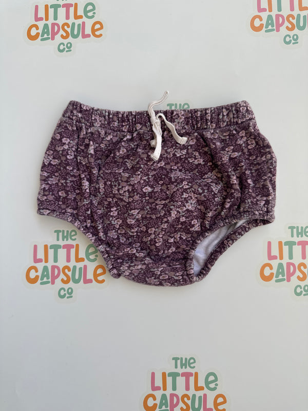 Jamie Kay Purple Floral Bloomers