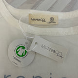 Miann & Co Tropical Tribe White Tee