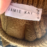 Jamie Kay Taupe Cable Knit Jumper