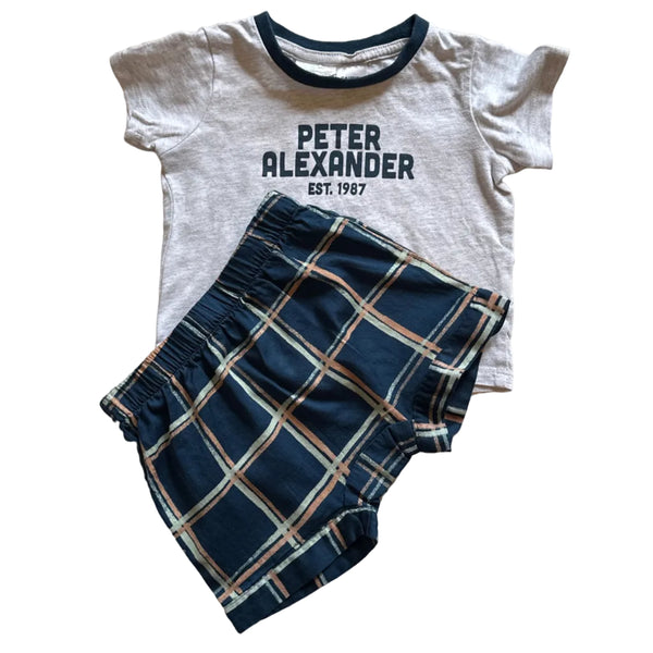 Peter Alexander Check Logo Set