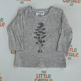 Wilson & Frenchy Grey Tree Long Sleeve Tee
