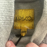 Kip & Co Grey Cotton Bunny Sherpa Romper