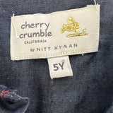 Cherry Crumble Blue Cotton Shirt