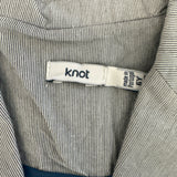 Knot Pinstripe Blazer