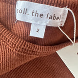 Soll The Label Brown Tee