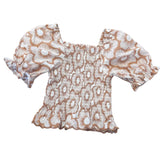 Seed Smocked Floral Top