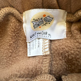 Wolf & Cub Tan Lolo Logo Trackies
