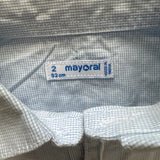 Mayoral Short Sleeve Button-Up Shirt