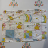 Vintage 1984 Bonds Duck Nighty – Lemon Yellow + Vintage Pillowcase
