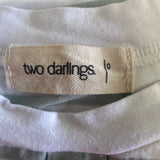 Two Darlings Green Stripe Bodysuit