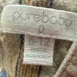 Purebaby Striped Overalls