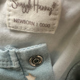 Snuggle Hunny Blue Moon Romper