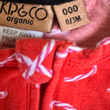 Kip & Co Candy Cane Romper