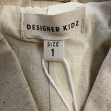 Designer Kids Linen Suit Jacket - - Multiple Size Options