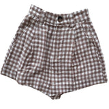 Ghanda Checkered Shorts