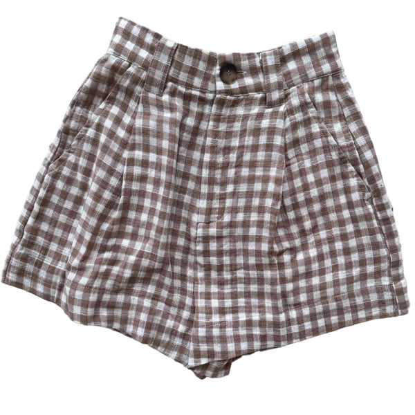 Ghanda Checkered Shorts