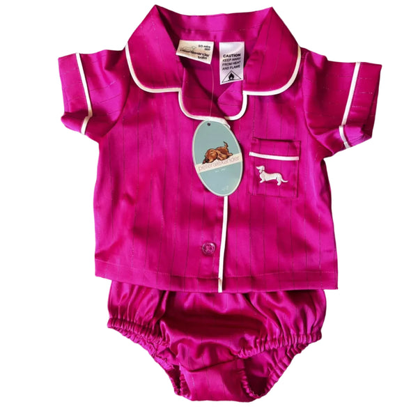 Peter Alexander Pink & Metallic Stripe Set