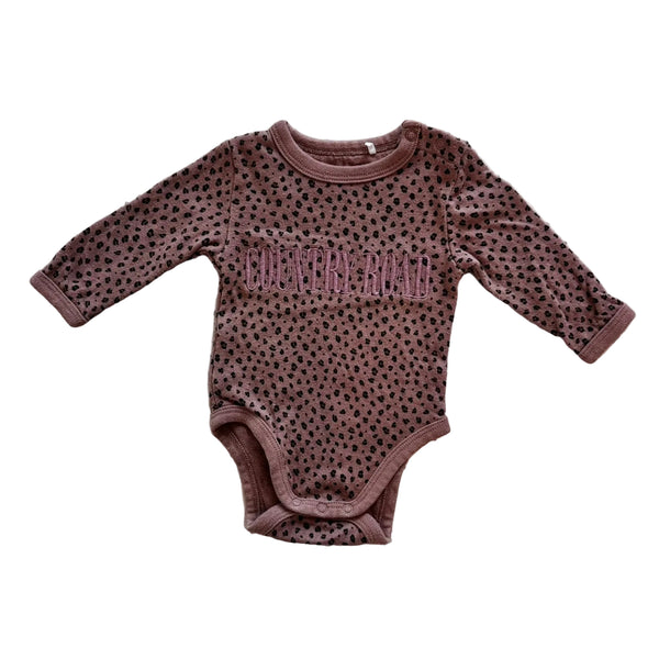 Country Road Leopard Logo Bodysuit
