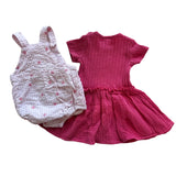 Seed Pink Dress & Playsuit Set