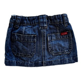 Seed Denim Logo Skirt