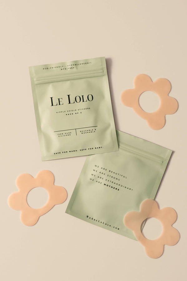Le Lolo Nipple Shield Stickers – 3 Pack