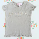 La Sienna Logo Waffle Tee