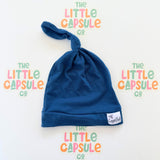 Copper Pearl Top Knot Beanies