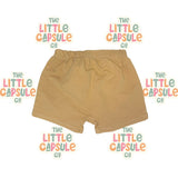 Our Little Legend Neutral Cotton Shorts