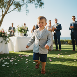 Knot Pinstripe Blazer