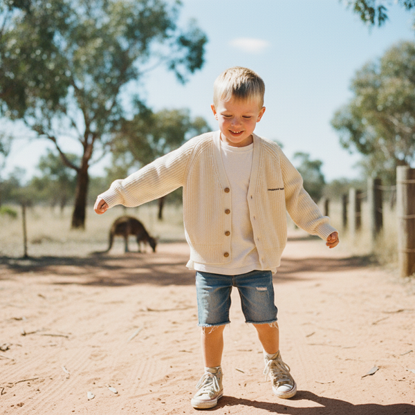 Weekend House Kids Knit Cardigan
